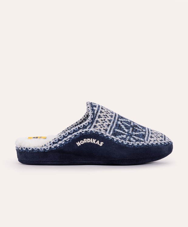 nordikas ZAPATILLAS DE CASA HOMBRE TEIDE MARINO Libre de impuestos