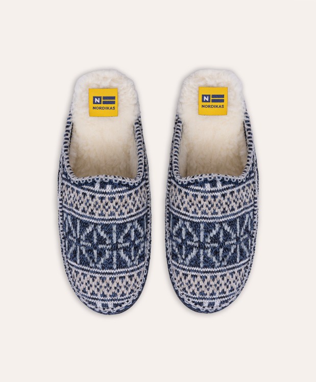 nordikas ZAPATILLAS DE CASA HOMBRE TEIDE MARINO Libre de impuestos