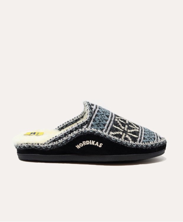 nordikas ZAPATILLAS DE CASA HOMBRE TEIDE NEGRO Descuentos del mes