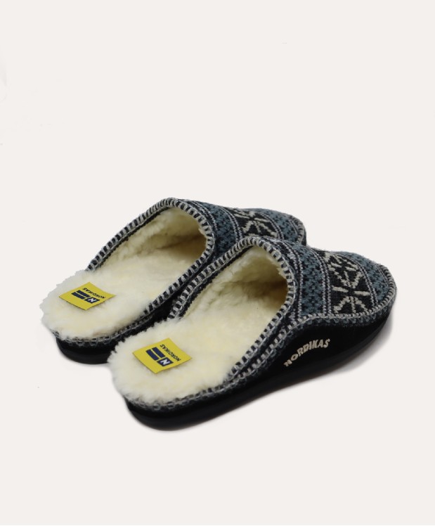 nordikas ZAPATILLAS DE CASA HOMBRE TEIDE NEGRO Descuentos del mes