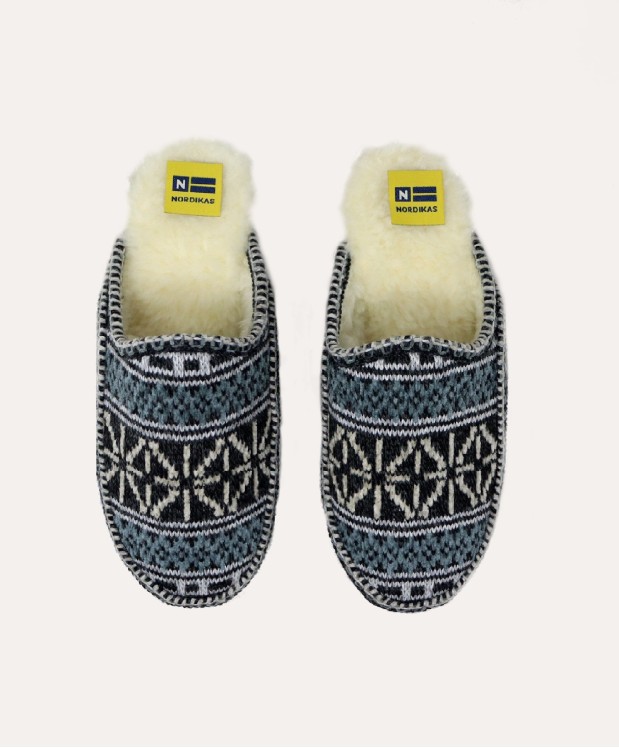 nordikas ZAPATILLAS DE CASA HOMBRE TEIDE NEGRO Descuentos del mes