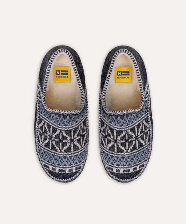 nordikas ZAPATILLAS DE CASA HOMBRE TEIDE NEGRO Oferta exclusiva