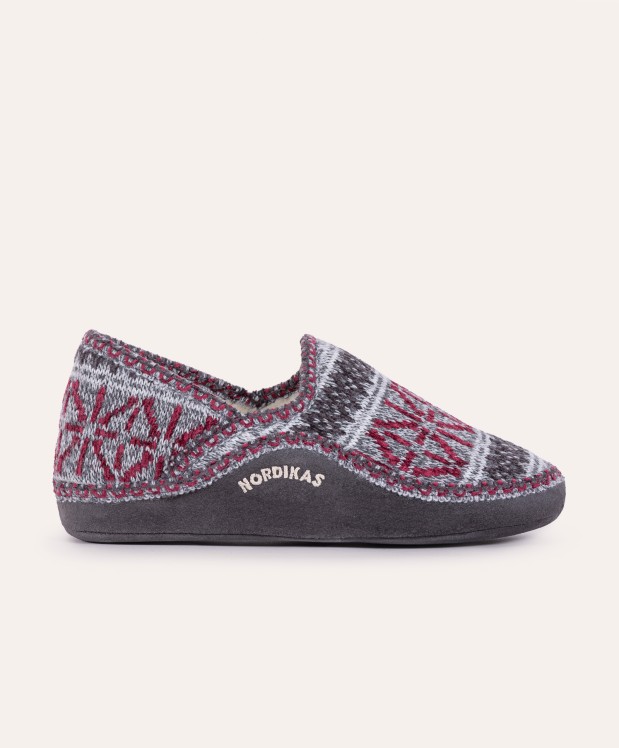 nordikas ZAPATILLAS DE CASA HOMBRE TEIDE GRIS Última moda