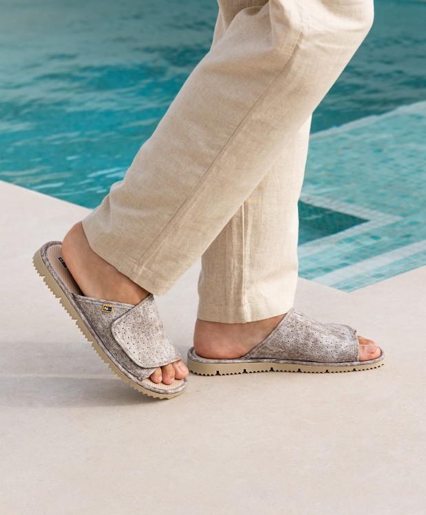 nordikas ZAPATILLAS DE CASA HOMBRE VAQUERO ARENA Grandes ahorros