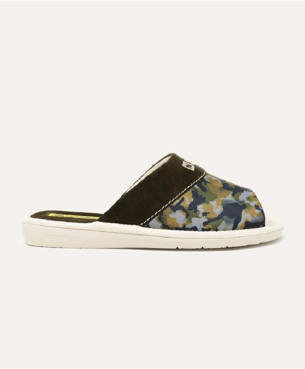 nordikas ZAPATILLAS DE CASA HOMBRE SAFARI KAKI Precio ultrabajo