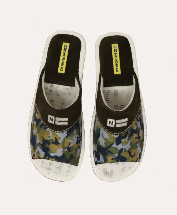 nordikas ZAPATILLAS DE CASA HOMBRE SAFARI KAKI Precio ultrabajo
