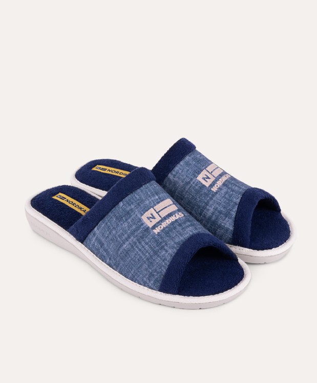 nordikas ZAPATILLAS DE CASA HOMBRE TEJANO AZUL 2025