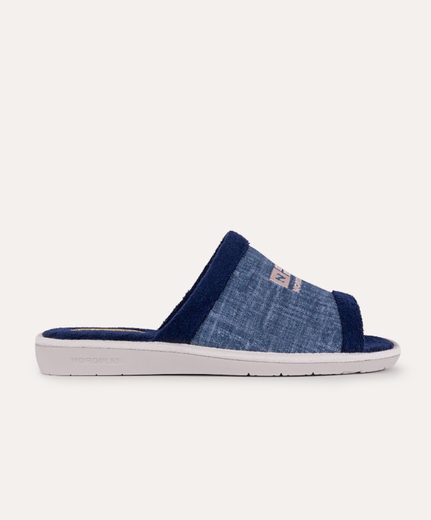 nordikas ZAPATILLAS DE CASA HOMBRE TEJANO AZUL 2025