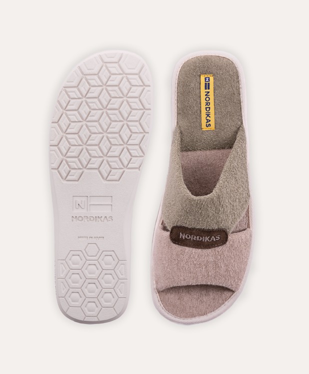 nordikas ZAPATILLAS DE CASA HOMBRE TOALLA ARENA KAKI Outlet