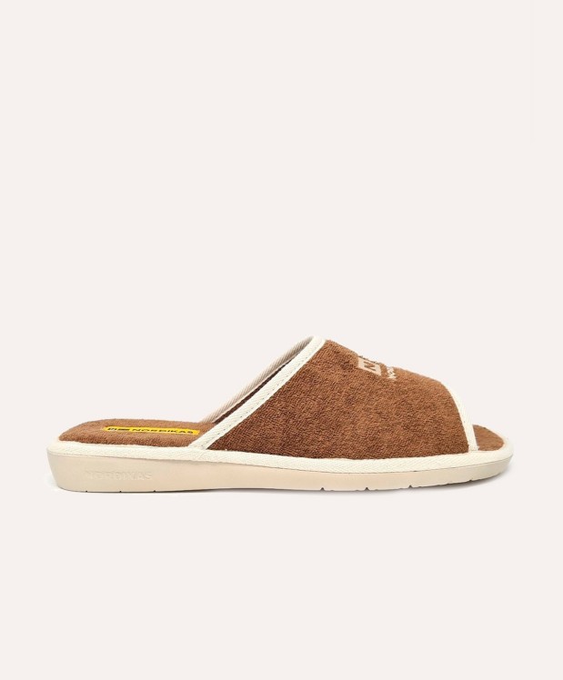 nordikas ZAPATILLAS DE CASA HOMBRE TOALLA MARRON Outlet online