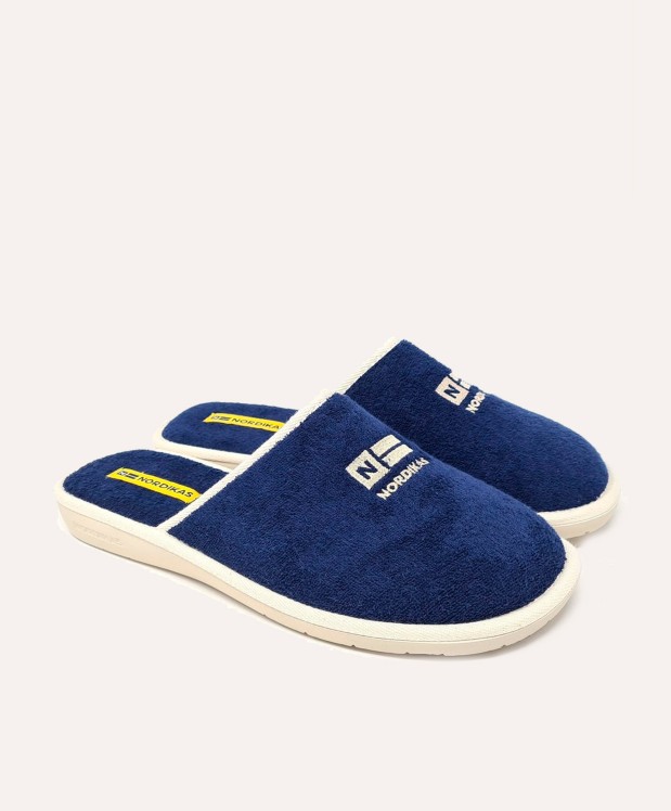 nordikas ZAPATILLAS DE CASA HOMBRE TOALLA MARINO Rebajas