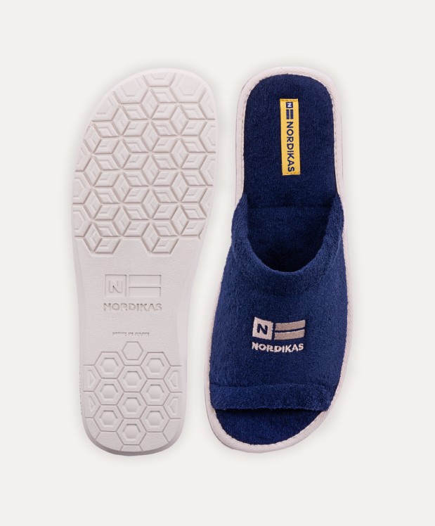 nordikas ZAPATILLAS DE CASA HOMBRE TOALLA MARINO Ofertas