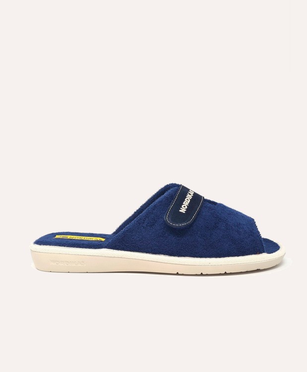 nordikas ZAPATILLAS DE CASA HOMBRE TOALLA MARINO Gran oferta