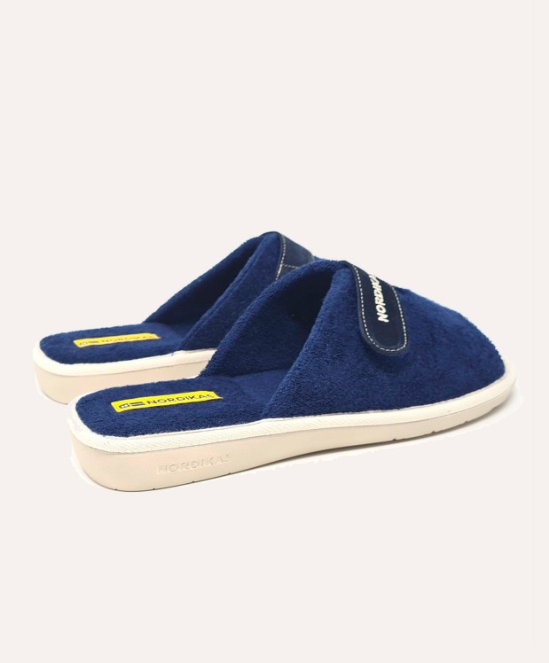 nordikas ZAPATILLAS DE CASA HOMBRE TOALLA MARINO Gran oferta