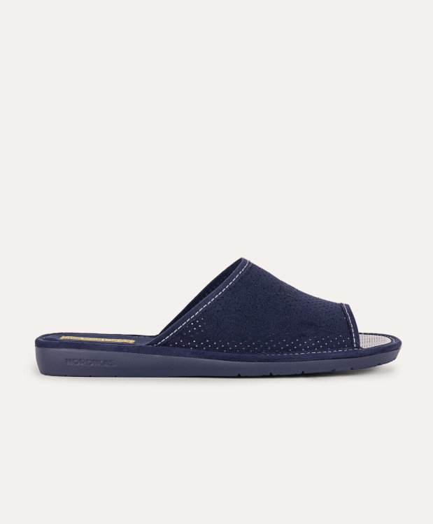 nordikas ZAPATILLAS DE CASA HOMBRE MICRO MARINO Descuento