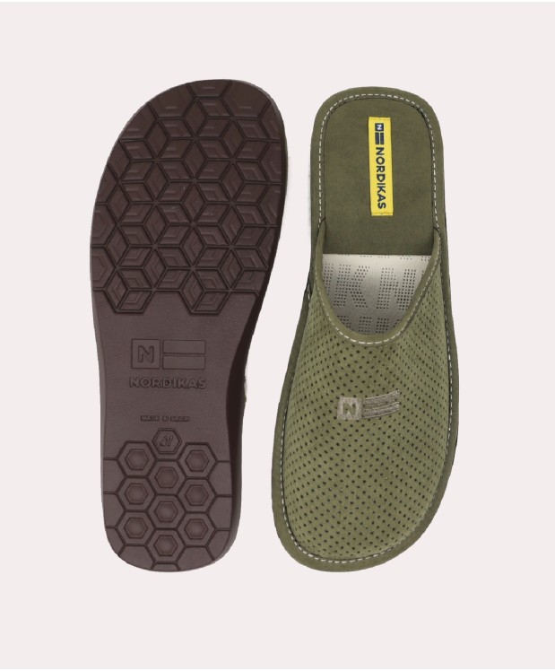 nordikas ZAPATILLAS DE CASA HOMBRE MICRO MILITAR Liquidación
