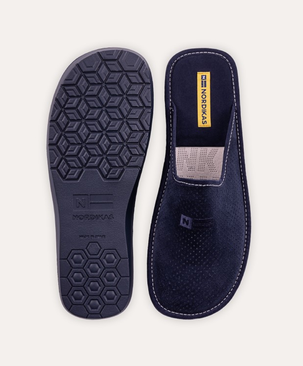 nordikas ZAPATILLAS DE CASA HOMBRE MICRO MARINO Rebajas online