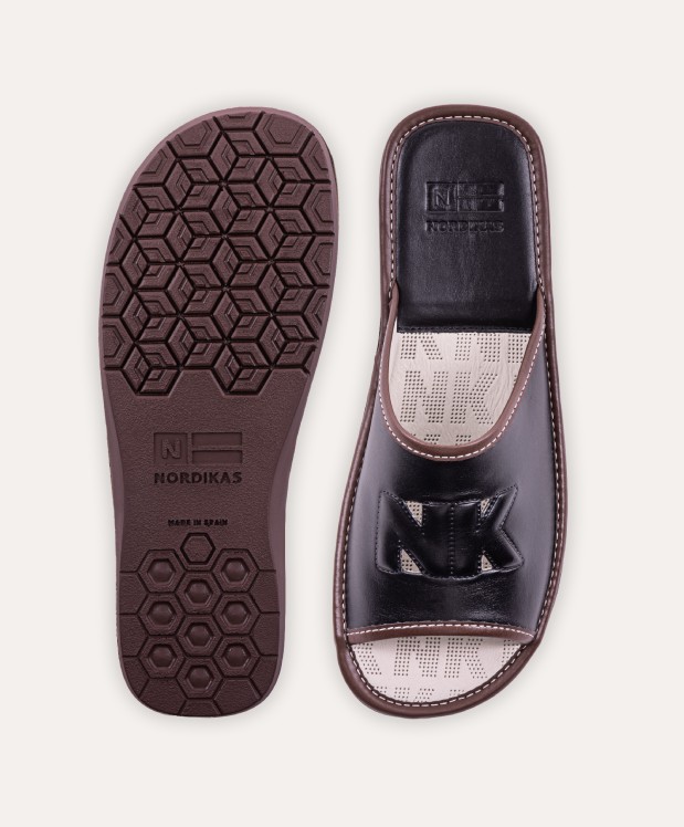 nordikas ZAPATILLAS DE CASA HOMBRE DUBLIN NEGRO Rebajas top