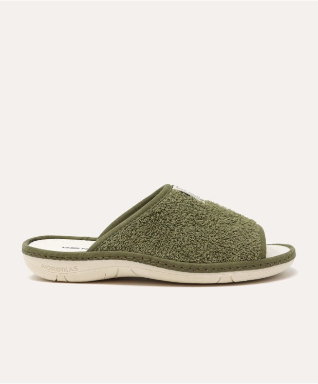 nordikas ZAPATILLAS DE CASA HOMBRE RIZO KAKI Precio de fábrica