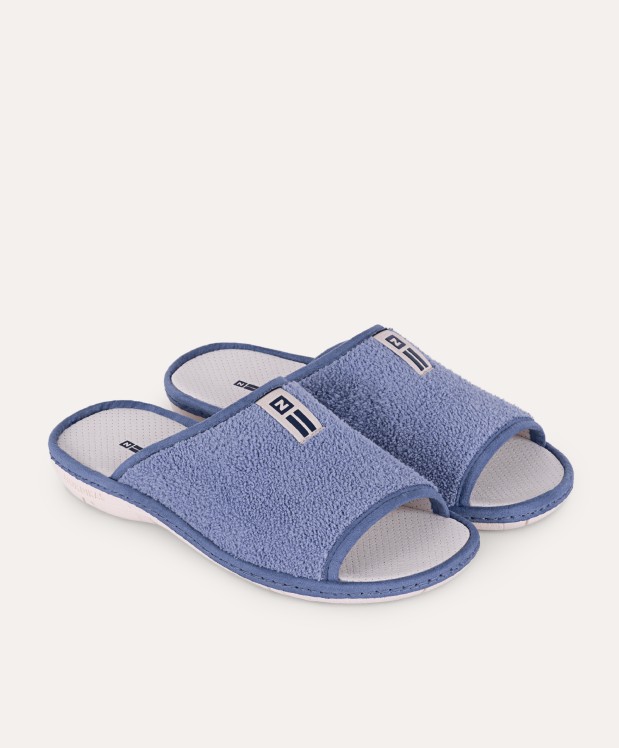 nordikas ZAPATILLAS DE CASA HOMBRE RIZO AZUL Promoción por tiempo limitado
