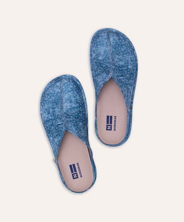 nordikas ZAPATILLAS DE CASA HOMBRE VAQUERO AZUL Superdescuento