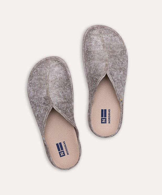 nordikas ZAPATILLAS DE CASA HOMBRE VAQUERO ARENA Liquidación
