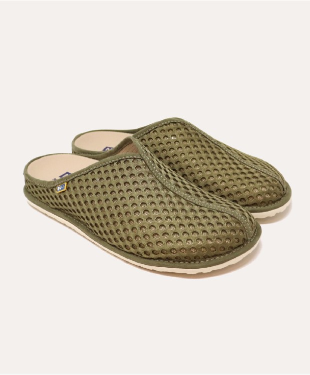 nordikas ZAPATILLAS DE CASA HOMBRE OVALO KAKI
