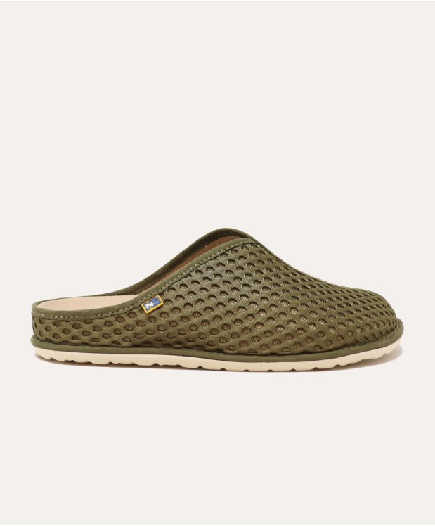 nordikas ZAPATILLAS DE CASA HOMBRE OVALO KAKI Tienda de fábrica