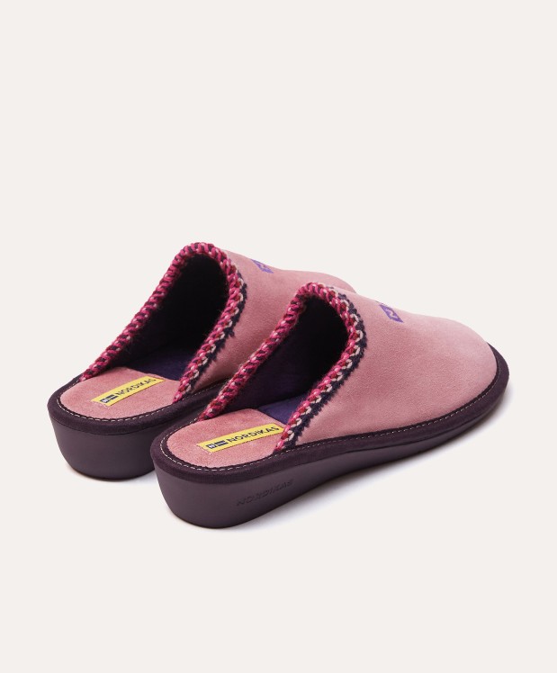 nordikas ZAPATILLAS DE CASA MUJER AFELPADO ROSA Ahorra y exporta