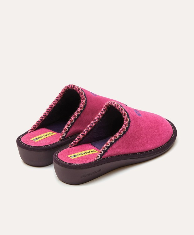 nordikas ZAPATILLAS DE CASA MUJER AFELPADO FRESA Precios de Black Friday