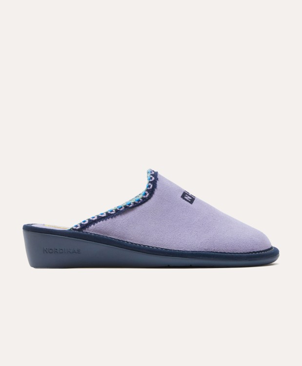 nordikas ZAPATILLAS DE CASA MUJER AFELPADO LILA En oferta