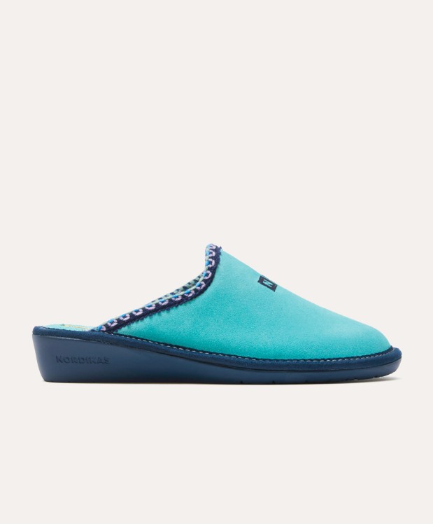 nordikas ZAPATILLAS DE CASA MUJER AFELPADO MENTA Descuentos del mes