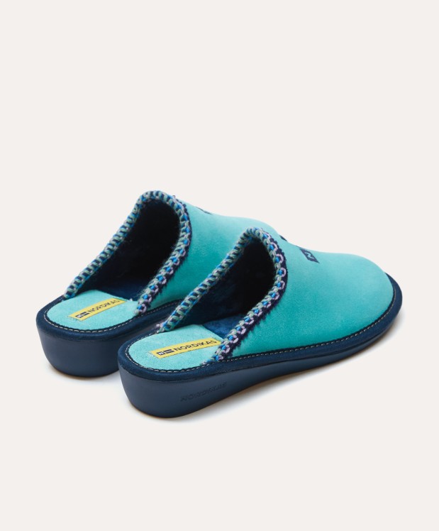 nordikas ZAPATILLAS DE CASA MUJER AFELPADO MENTA Descuentos del mes