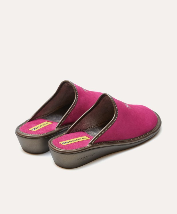 nordikas ZAPATILLAS DE CASA MUJER AFELPADO FRESA Oferta exclusiva