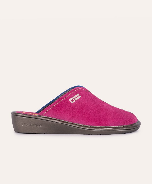 nordikas ZAPATILLAS DE CASA MUJER AFELPADO FRESA ZAFIRO Devoluciones gratuitas