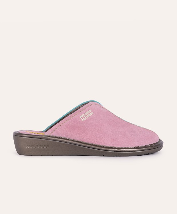 nordikas ZAPATILLAS DE CASA MUJER AFELPADO ROSA MENTA 2025