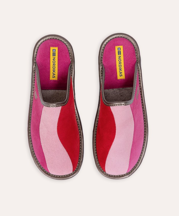 nordikas ZAPATILLAS DE CASA MUJER AFELPADO FRESA ROSA CEREZA Outlet
