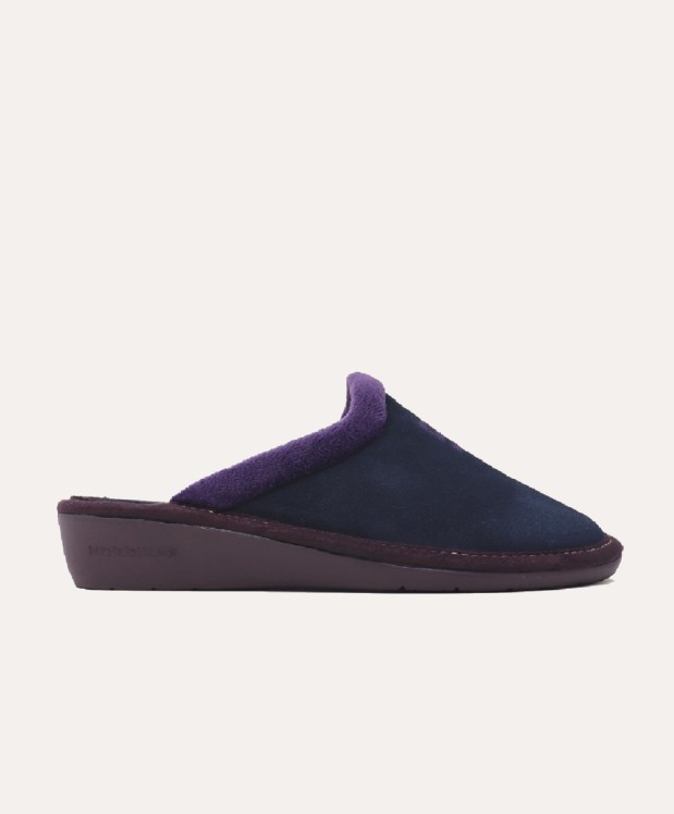 nordikas ZAPATILLAS DE CASA MUJER AFELPADO MARINO Gran oferta