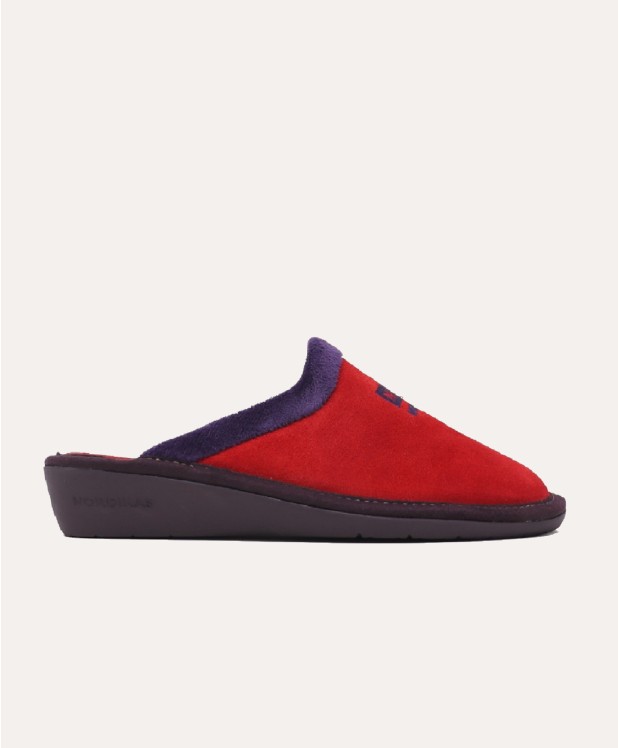 nordikas ZAPATILLAS DE CASA MUJER AFELPADO CEREZA Rebajas baratas