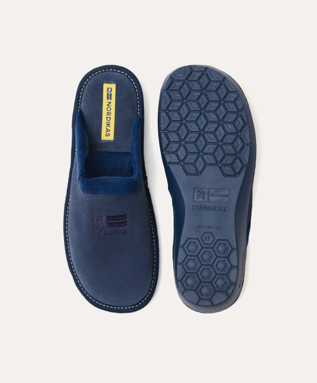 nordikas ZAPATILLAS DE CASA MUJER AFELPADO JEANS Descuento