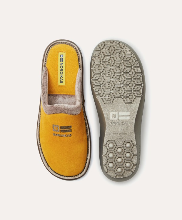 nordikas ZAPATILLAS DE CASA MUJER AFELPADO YELLOW Tienda