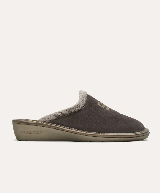 nordikas ZAPATILLAS DE CASA MUJER AFELPADO GRIS Liquidación