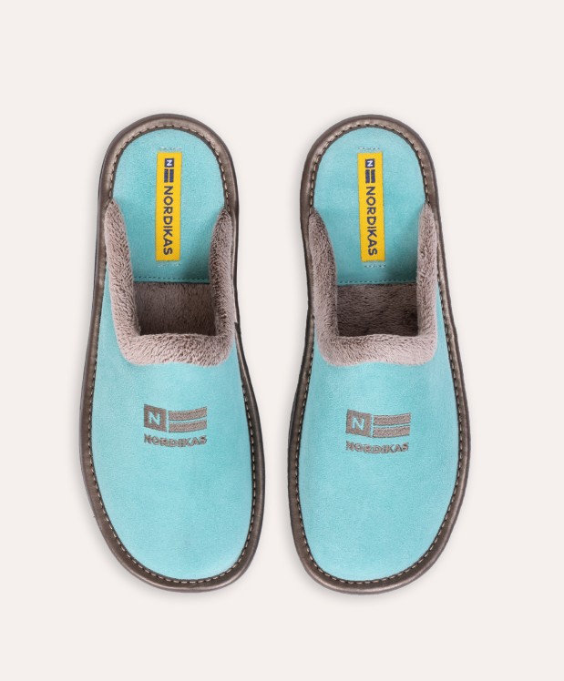 nordikas ZAPATILLAS DE CASA MUJER AFELPADO MENTA Rebajas online