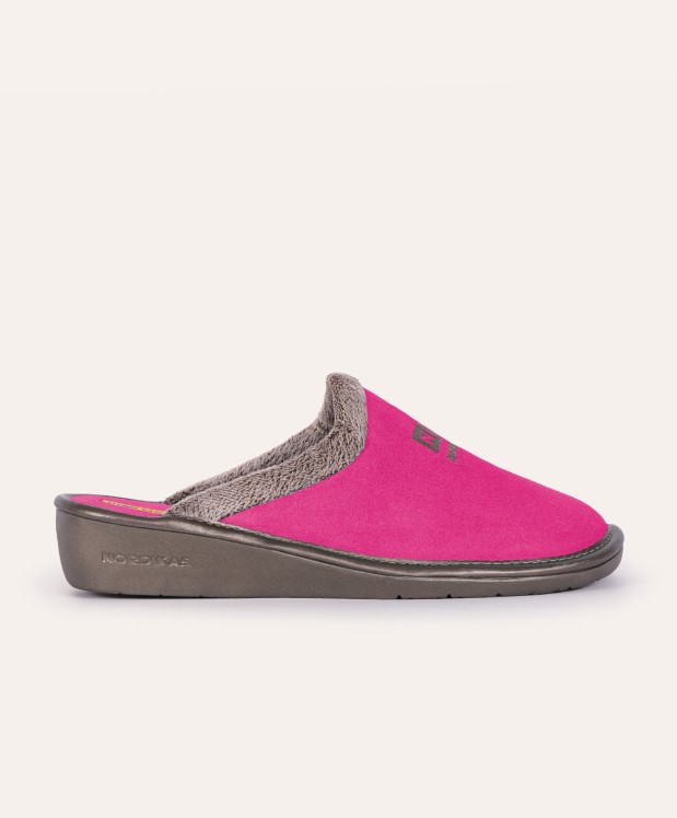 nordikas ZAPATILLAS DE CASA MUJER AFELPADO FRESA Rebajas top