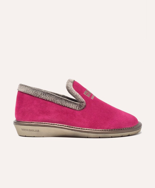 nordikas ZAPATILLAS DE CASA MUJER AFELPADO FRESA ÚLTIMAS EDICIONES
