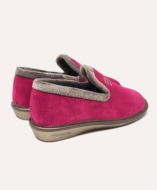 nordikas ZAPATILLAS DE CASA MUJER AFELPADO FRESA ÚLTIMAS EDICIONES
