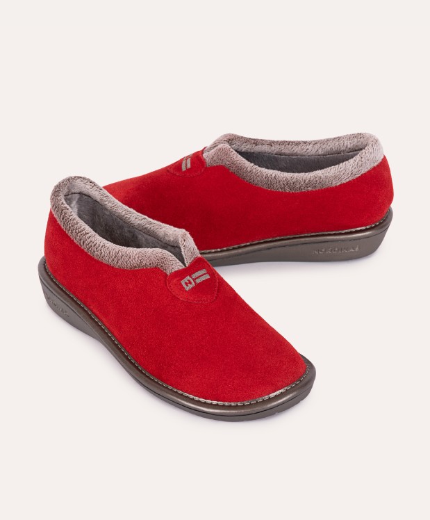nordikas ZAPATILLAS DE CASA MUJER AFELPADO CEREZA Solo hoy