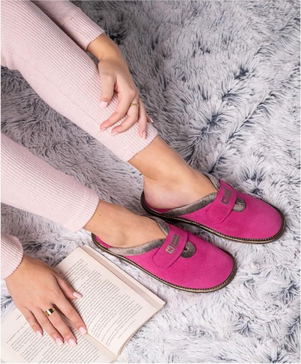 nordikas ZAPATILLAS DE CASA MUJER AFELPADO FRESA Promoción trimestral