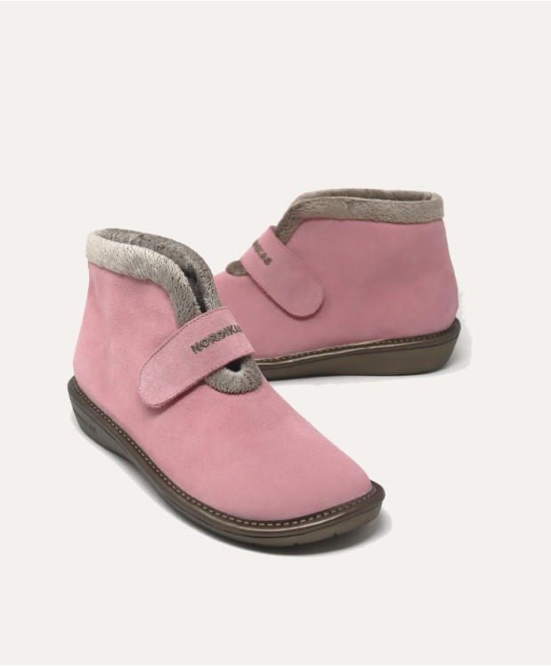 nordikas ZAPATILLAS DE CASA MUJER AFELPADO ROSA Superdescuento