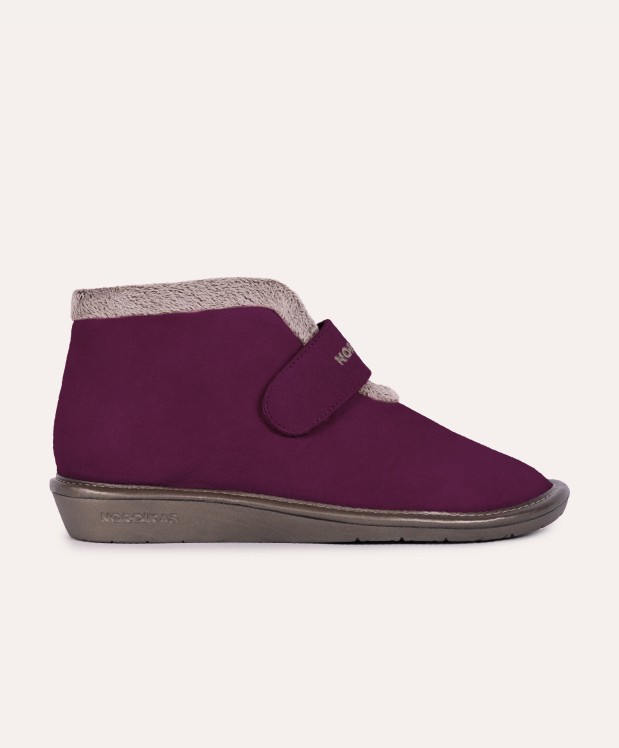 nordikas ZAPATILLAS DE CASA MUJER AFELPADO MORADO Grandes descuentos